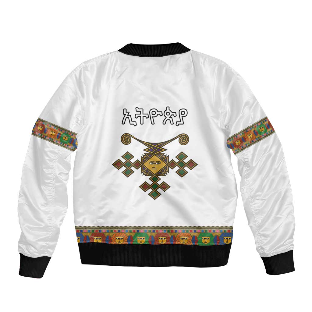Ethiopia Saba Kemis Bomber Jacket Habesha Style LT15