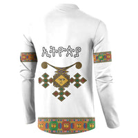 Ethiopia Saba Kemis Button Sweatshirt Habesha Style LT15
