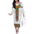 Ethiopia Saba Kemis Family Matching Off The Shoulder Long Sleeve Dress and Hawaiian Shirt Habesha Style LT15