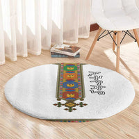 Ethiopia Saba Kemis Round Carpet Habesha Style