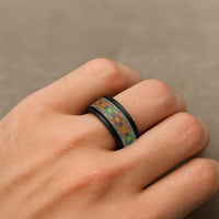 Ethiopia Saba Kemis Spinner Ring Habesha Style - Wonder Print Shop