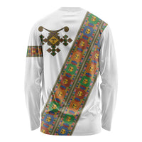 Ethiopia Saba Kemis Long Sleeve Shirt Sash Style