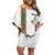 Ethiopia Saba Kemis Off Shoulder Short Dress Ethiopian Cross Lion Of Judah