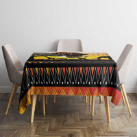 Happy Africa Day Tablecloth African Safari With Map