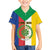 Comoros Hawaiian Shirt Coat Of Arms Flag Style