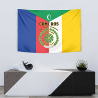 Comoros Tapestry Coat Of Arms Flag Style