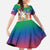 Comoros Mongoose Lemur Family Matching Mermaid Dress and Hawaiian Shirt Coat Of Arms With Ylang Ylang