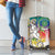 Comoros Mongoose Lemur Luggage Cover Coat Of Arms With Ylang Ylang