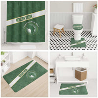 African Union Day Bathroom Set Emblem With Kente Pattern - Wonder Print Shop