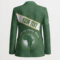 Personalized African Union Day Blazer Emblem With Kente Pattern - Wonder Print Shop