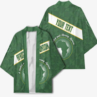 Personalized African Union Day Kimono Emblem With Kente Pattern - Wonder Print Shop
