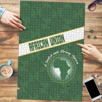 African Union Day Puzzle Emblem With Kente Pattern - Wonder Print Shop