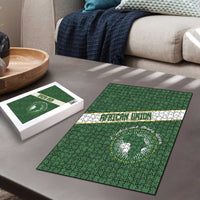 African Union Day Puzzle Emblem With Kente Pattern - Wonder Print Shop