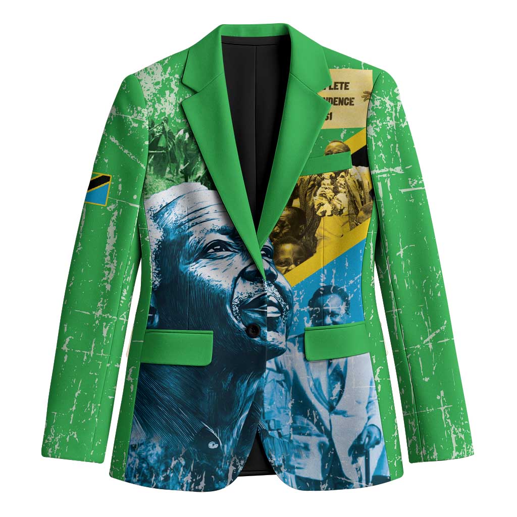 Happy Tanzania Nyerere Day Blazer One Nation - One People - Wonder Print Shop
