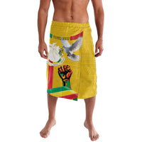 Personalized Guinea Independence Day Lavalava Coat Of Arms With African Pattern - Wonder Print Shop