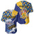 Personalised Barbados Independence Day Baseball Jersey Flying Fish Flag Pattern - Wonder Print Shop