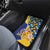 Personalised Barbados Independence Day Car Mats Flying Fish Flag Pattern - Wonder Print Shop