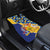 Personalised Barbados Independence Day Car Mats Flying Fish Flag Pattern - Wonder Print Shop