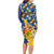 Personalised Barbados Independence Day Long Sleeve Bodycon Dress Flying Fish Flag Pattern - Wonder Print Shop