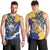 Personalised Barbados Independence Day Men Tank Top Flying Fish Flag Pattern - Wonder Print Shop