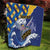 Personalised Barbados Independence Day Quilt Flying Fish Flag Pattern