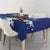 Personalised Barbados Independence Day Tablecloth Flying Fish Flag Pattern - Wonder Print Shop