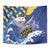 Personalised Barbados Independence Day Tapestry Flying Fish Flag Pattern - Wonder Print Shop