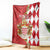 Monaco National Day Blanket Coat Of Arms Mix Red Carnation Pattern