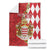 Monaco National Day Blanket Coat Of Arms Mix Red Carnation Pattern