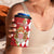 Monaco National Day 4 in 1 Can Cooler Tumbler Coat Of Arms Mix Red Carnation Pattern - Wonder Print Shop