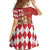 Monaco National Day Family Matching Tank Maxi Dress and Hawaiian Shirt Coat Of Arms Mix Red Carnation Pattern - Wonder Print Shop