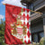 Monaco National Day Garden Flag Coat Of Arms Mix Red Carnation Pattern - Wonder Print Shop