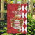 Monaco National Day Garden Flag Coat Of Arms Mix Red Carnation Pattern - Wonder Print Shop