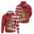 Monaco National Day Hoodie Coat Of Arms Mix Red Carnation Pattern - Wonder Print Shop