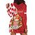 Monaco National Day Hoodie Dress Coat Of Arms Mix Red Carnation Pattern - Wonder Print Shop