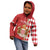 Monaco National Day Kid Hoodie Coat Of Arms Mix Red Carnation Pattern - Wonder Print Shop