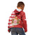 Monaco National Day Kid Hoodie Coat Of Arms Mix Red Carnation Pattern - Wonder Print Shop