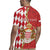 Monaco National Day Rugby Jersey Coat Of Arms Mix Red Carnation Pattern - Wonder Print Shop