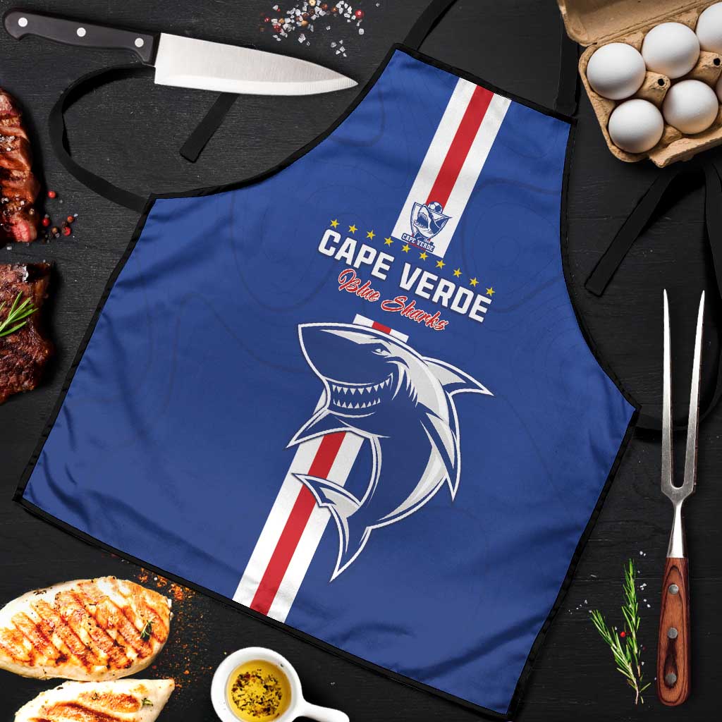 Cape Verde Football Apron Go Champions Blue Sharks - Wonder Print Shop