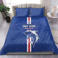 Cape Verde Football Bedding Set Go Champions Blue Sharks - Wonder Print Shop