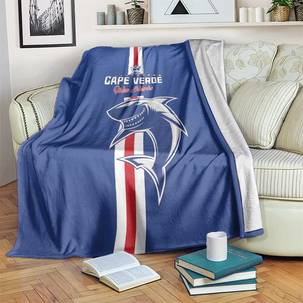 Cape Verde Football Blanket Go Champions Blue Sharks - Wonder Print Shop