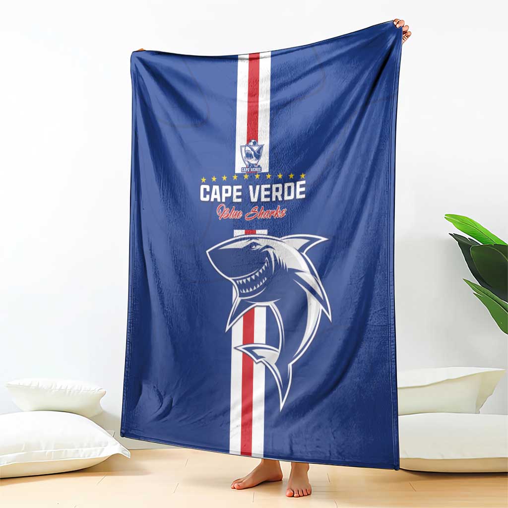 Cape Verde Football Blanket Go Champions Blue Sharks - Wonder Print Shop
