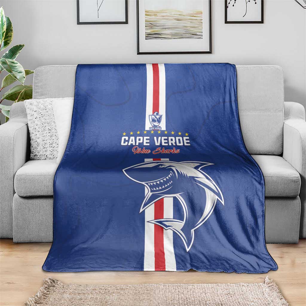 Cape Verde Football Blanket Go Champions Blue Sharks - Wonder Print Shop