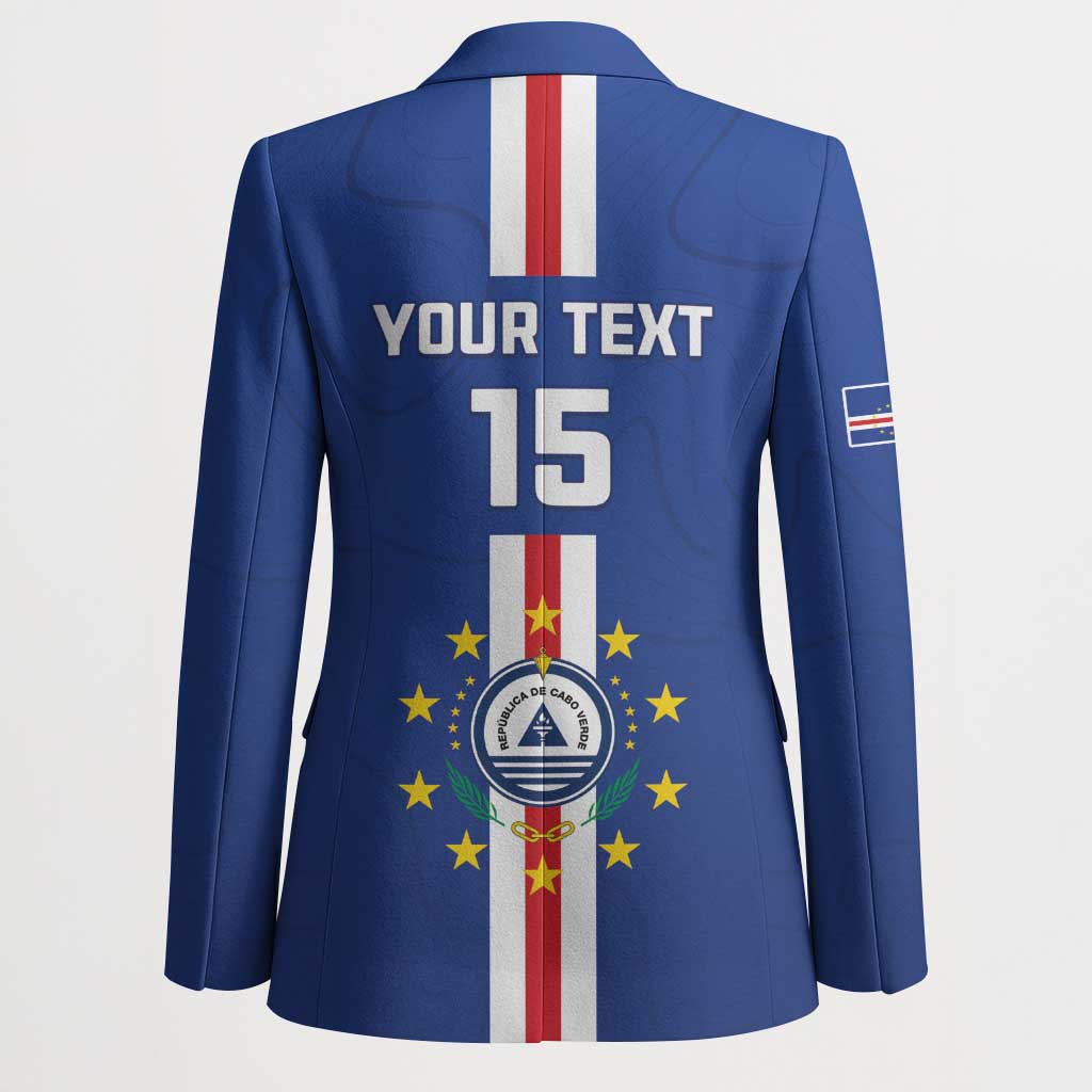 Custom Cape Verde Football Blazer Go Champions Blue Sharks - Wonder Print Shop