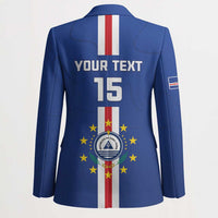 Custom Cape Verde Football Blazer Go Champions Blue Sharks - Wonder Print Shop