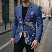Custom Cape Verde Football Blazer Go Champions Blue Sharks - Wonder Print Shop