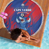 Cape Verde Football Beach Blanket One Team One Victory - Wonder Print Shop