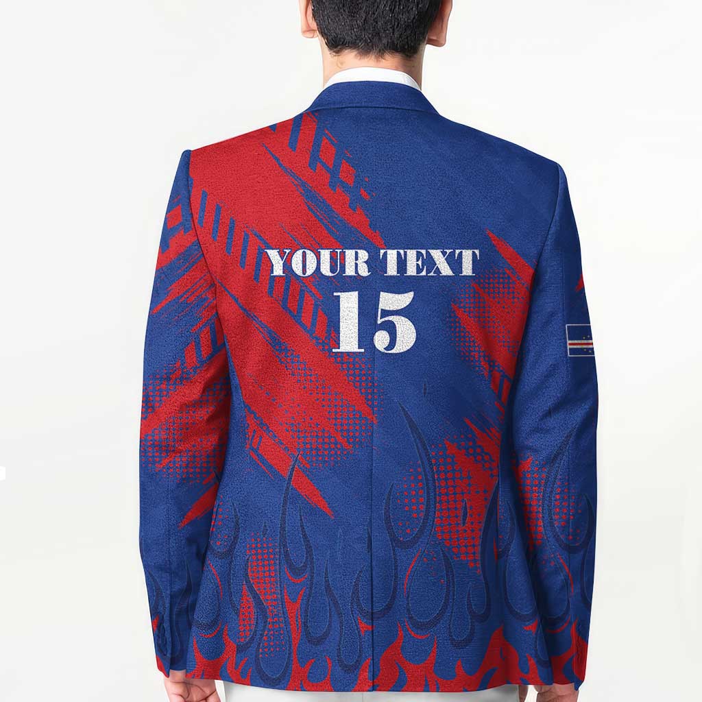 Custom Cape Verde Football Blazer One Team One Victory - Wonder Print Shop