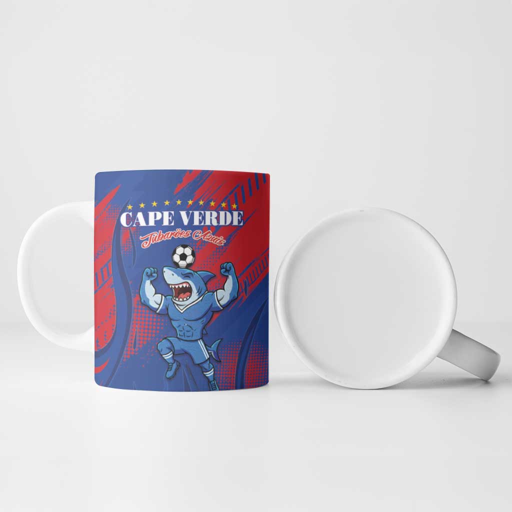 Custom Cape Verde Football Ceramic Mug One Team One Victory - Wonder Print Shop