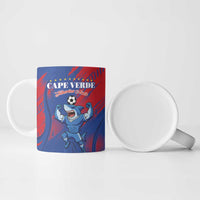 Custom Cape Verde Football Ceramic Mug One Team One Victory - Wonder Print Shop